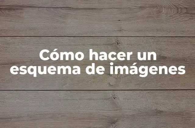 Cómo Hacer un Esquema de Imágenes