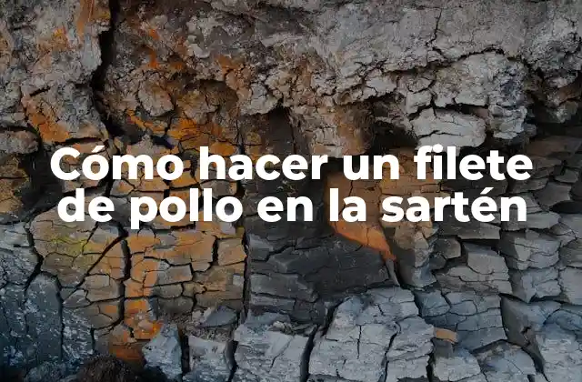 Cómo Hacer un Filete de Pollo en la Sartén