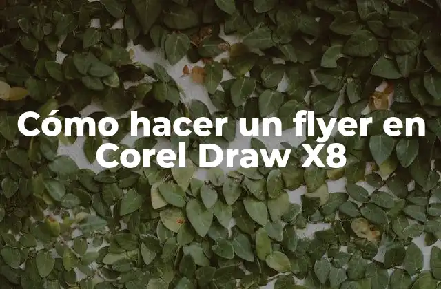 Cómo Hacer un Flyer en Corel Draw X8