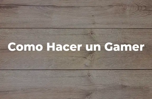 Como Hacer un Gamer 2 ¿Qué es un Gamer?