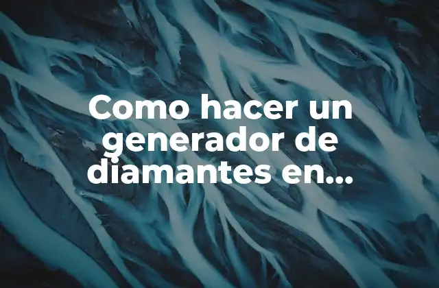 Como Hacer un Generador de Diamantes en Minecraft con Comandos
