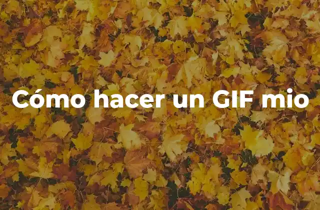 Cómo Hacer un Gif Mio 2 Cómo hacer un GIF mio