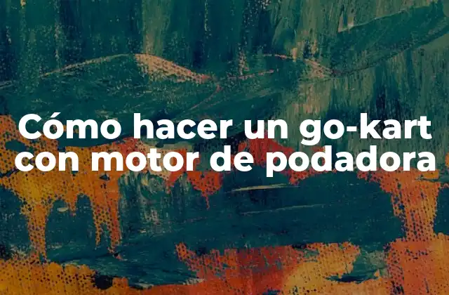 Cómo Hacer un Go-kart con Motor de Podadora 2 Cómo hacer un go-kart con motor de podadora