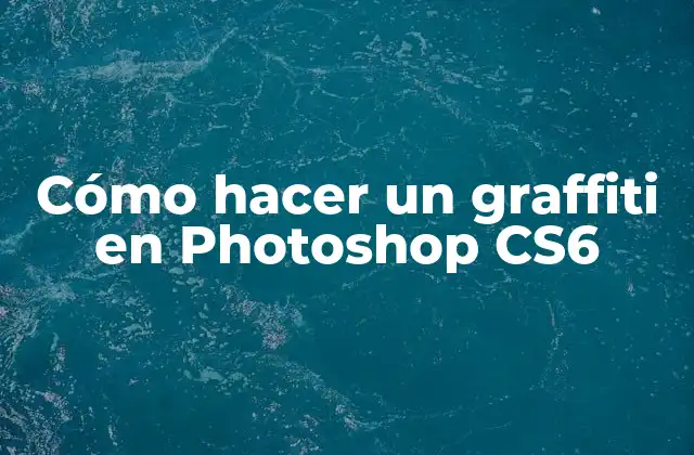 Cómo Hacer un Graffiti en Photoshop Cs6