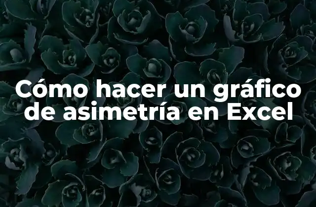 Cómo Hacer un Gráfico de Asimetría en Excel