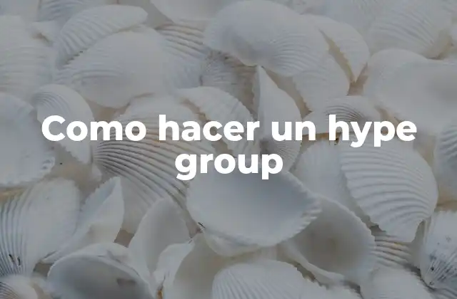 ¿Qué es un hype group?