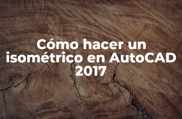 Cómo Hacer un Isométrico en Autocad 2017