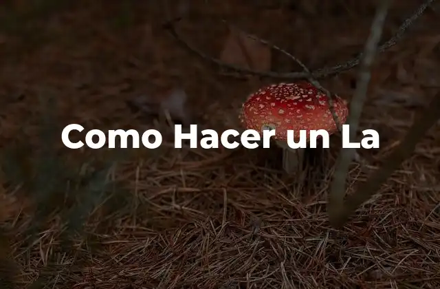 Como Hacer un la 2 ¿Qué es un La en Guitarra?