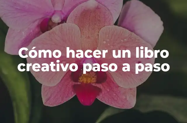 Cómo Hacer un Libro Creativo Paso a Paso