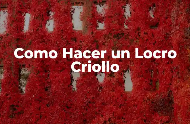Como Hacer un Locro Criollo