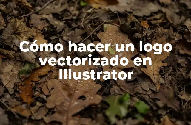 Cómo Hacer un Logo Vectorizado en Illustrator