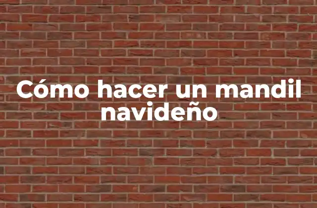 Cómo Hacer un Mandil Navideño 2 ¿Qué es un mandil navideño y para qué sirve?