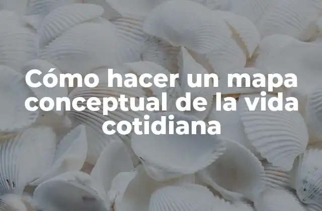 Cómo Hacer un Mapa Conceptual de la Vida Cotidiana 2 Cómo hacer un mapa conceptual de la vida cotidiana