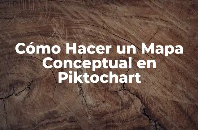 Cómo Hacer un Mapa Conceptual en Piktochart