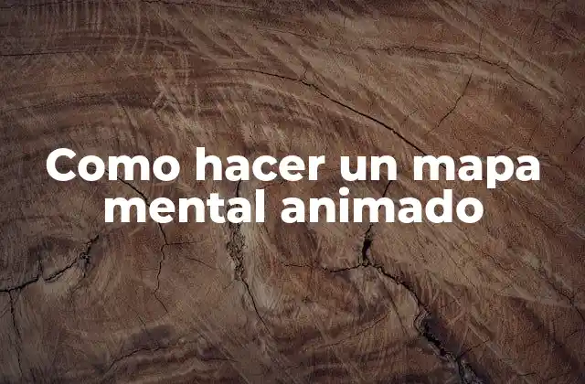 Como Hacer un Mapa Mental Animado