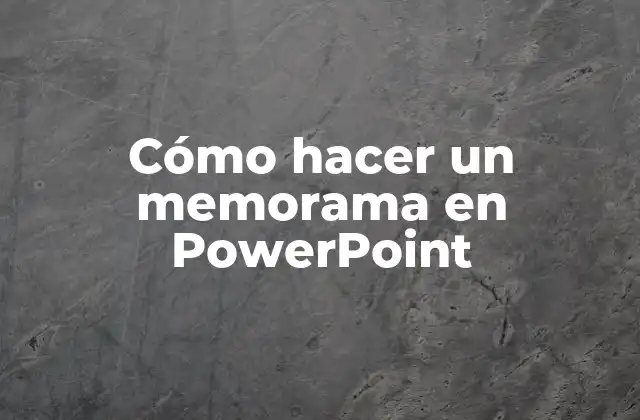 Cómo Hacer un Memorama en Powerpoint