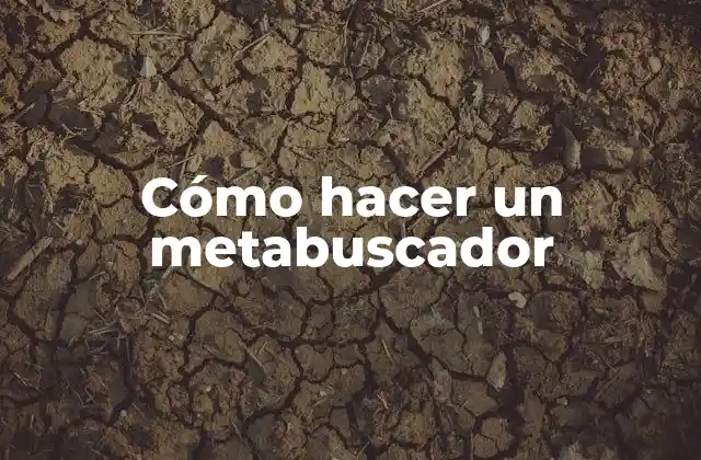 Cómo Hacer un Metabuscador