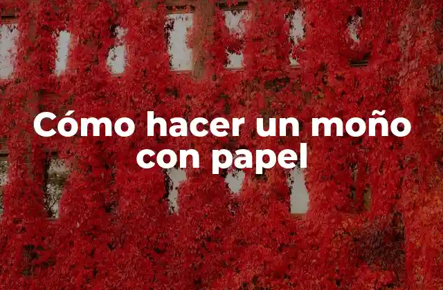 Cómo Hacer un Moño con Papel 2 Cómo hacer un moño con papel de origami