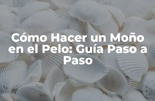 Cómo Hacer un Moño en el Pelo: Guía Paso a Paso