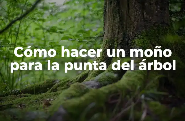 Cómo Hacer un Moño para la Punta Del Árbol 2 Cómo hacer un moño para la punta del árbol