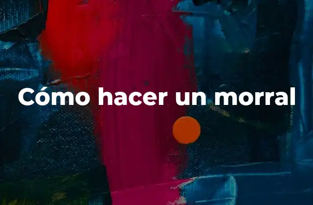 Cómo Hacer un Morral