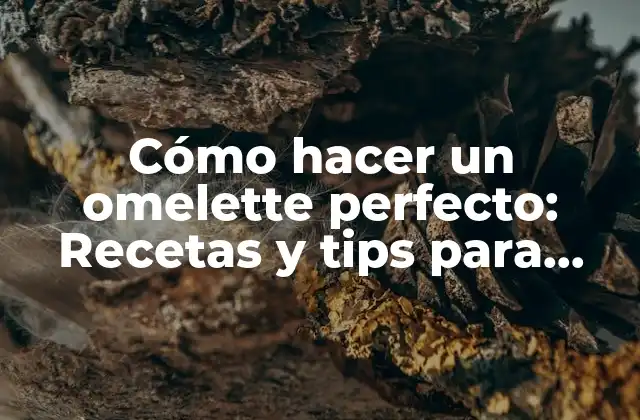 Ingredientes básicos para hacer un omelette