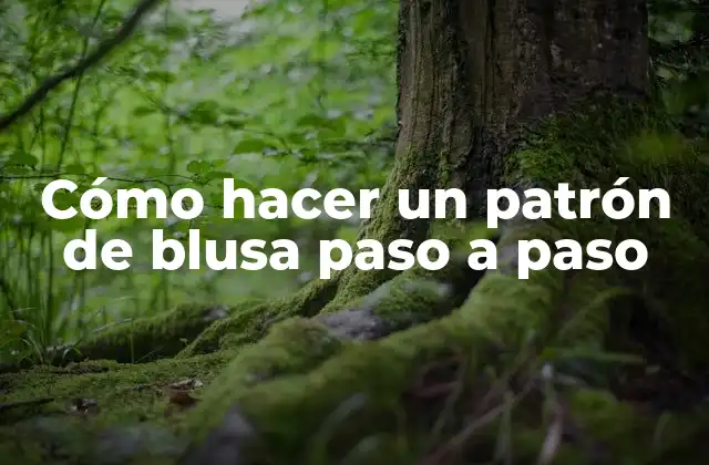 Cómo Hacer un Patrón de Blusa Paso a Paso 2 Cómo hacer un patrón de blusa paso a paso