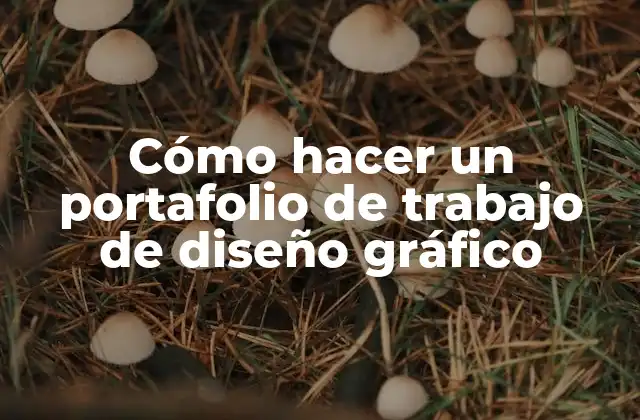 Cómo Hacer un Portafolio de Trabajo de Diseño Gráfico