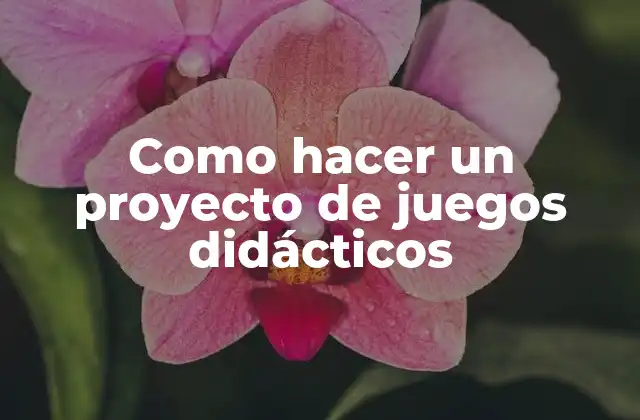 Como Hacer un Proyecto de Juegos Didácticos 2 ¿Qué son los juegos didácticos y para qué sirven?