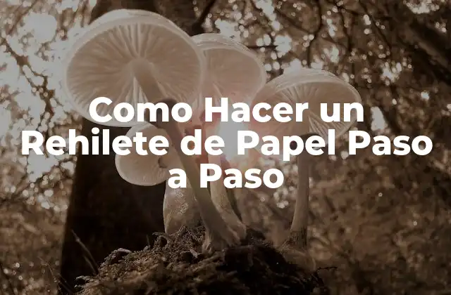 Como Hacer un Rehilete de Papel Paso a Paso