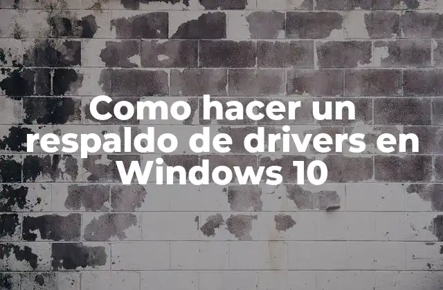 Como Hacer un Respaldo de Drivers en Windows 10 2 Qué es un respaldo de drivers y para qué sirve