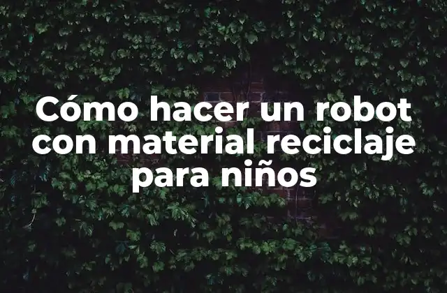 ¿Qué es un robot reciclaje y para qué sirve?