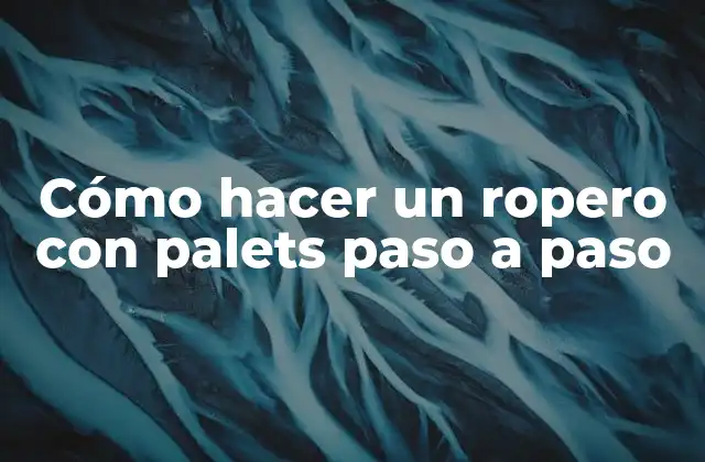 Cómo Hacer un Ropero con Palets Paso a Paso