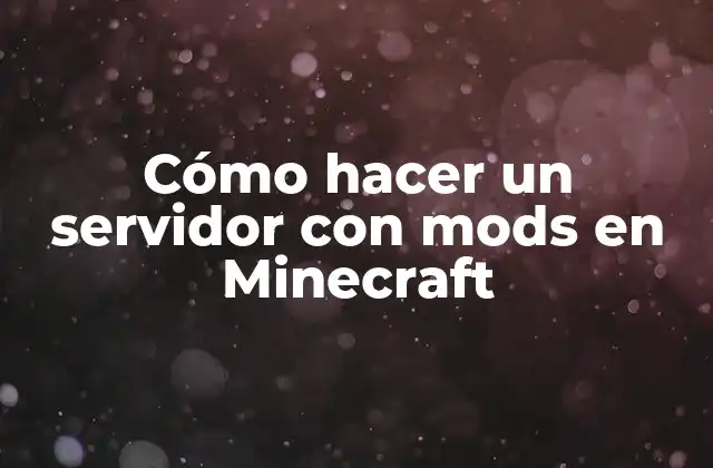 Cómo Hacer un Servidor con Mods en Minecraft 2 Crear un servidor de Minecraft con mods