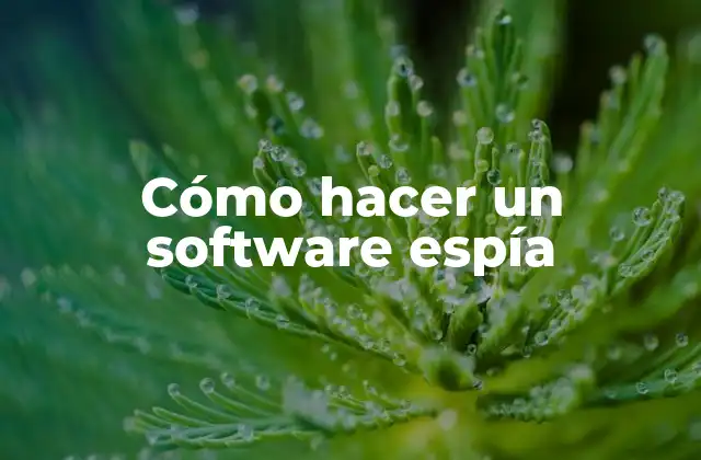 Cómo Hacer un Software Espía 2 Cómo hacer un software espía