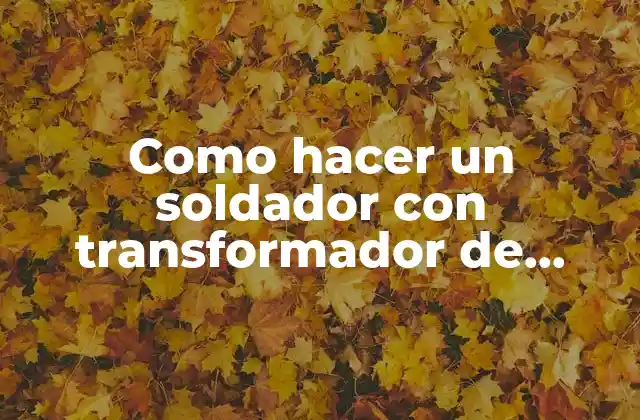 Como Hacer un Soldador con Transformador de Microondas 2 Transformador de microondas: ¿Qué es y cómo funciona?