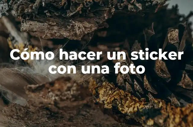 Cómo Hacer un Sticker con una Foto