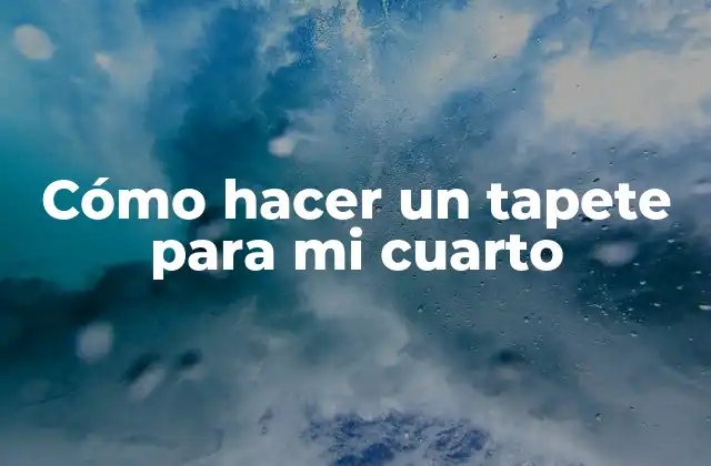 Cómo Hacer un Tapete para Mi Cuarto 2 Cómo hacer un tapete para mi cuarto