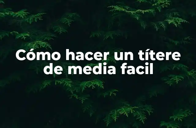 Cómo Hacer un Títere de Media Facil 2 Cómo hacer un títere de media facil