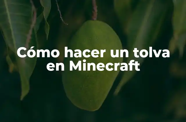 Cómo Hacer un Tolva en Minecraft