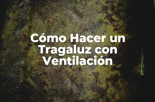 Cómo Hacer un Tragaluz con Ventilación