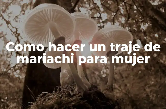 Como Hacer un Traje de Mariachi para Mujer 2 ¿Qué es un traje de mariachi para mujer?