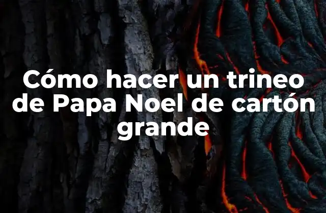 Cómo Hacer un Trineo de Papa Noel de Cartón Grande