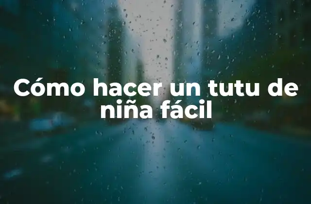 Cómo Hacer un Tutu de Niña Fácil