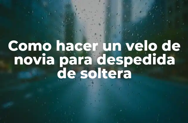 Como Hacer un Velo de Novia para Despedida de Soltera