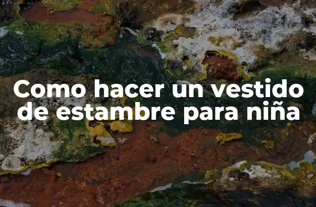 Como Hacer un Vestido de Estambre para Niña