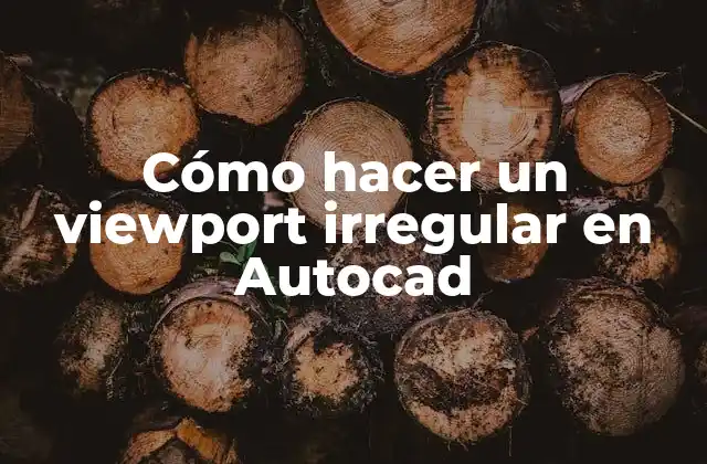 Cómo Hacer un Viewport Irregular en Autocad