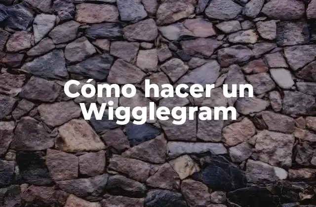 ¿Qué es un Wigglegram?