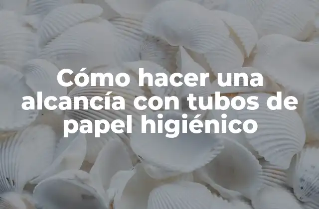 Cómo Hacer una Alcancía con Tubos de Papel Higiénico