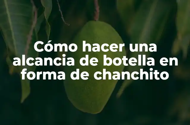 Cómo Hacer una Alcancia de Botella en Forma de Chanchito 2 Cómo hacer una alcancia de botella en forma de chanchito
